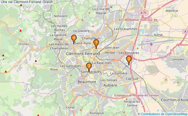 plan Une vie Clermont-Ferrand Associations une vie Clermont-Ferrand : 5 associations
