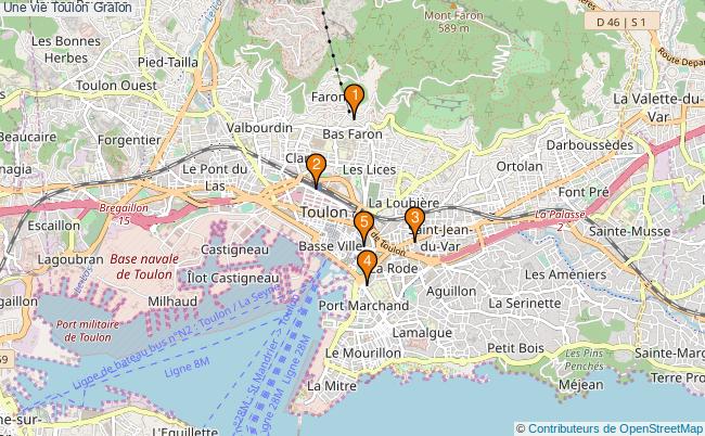 plan Une vie Toulon Associations une vie Toulon : 5 associations