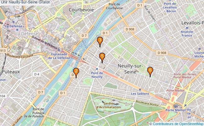 plan Unir Neuilly-sur-Seine Associations unir Neuilly-sur-Seine : 7 associations