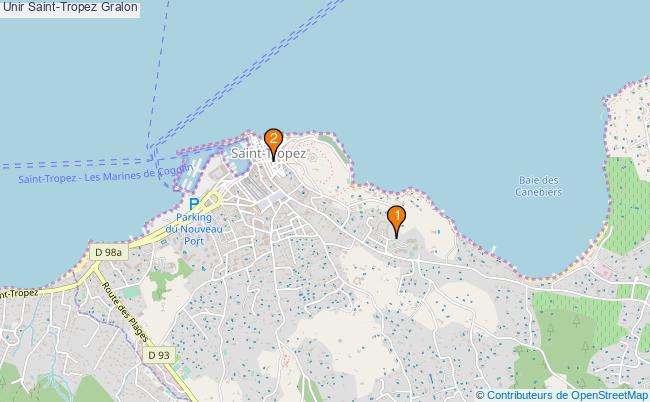 plan Unir Saint-Tropez Associations unir Saint-Tropez : 3 associations