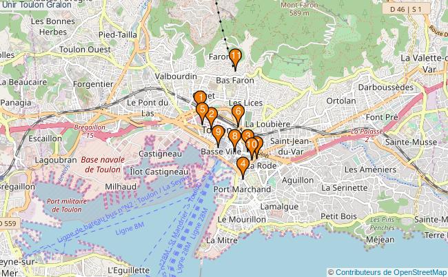 plan Unir Toulon Associations unir Toulon : 12 associations