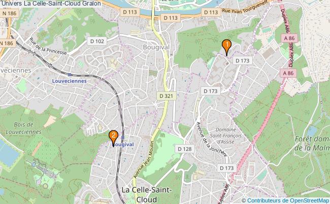 plan Univers La Celle-Saint-Cloud Associations Univers La Celle-Saint-Cloud : 3 associations