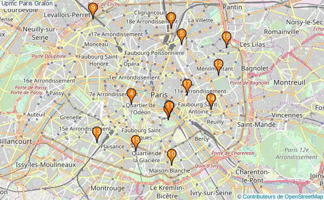 plan Upmc Paris Associations upmc Paris : 18 associations