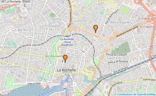 plan UR La Rochelle Associations UR La Rochelle : 6 associations