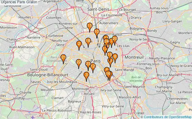 plan Urgences Paris Associations urgences Paris : 33 associations