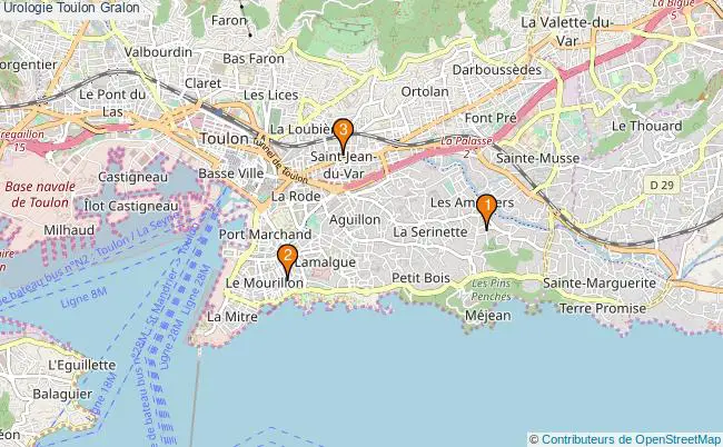 plan Urologie Toulon Associations urologie Toulon : 3 associations