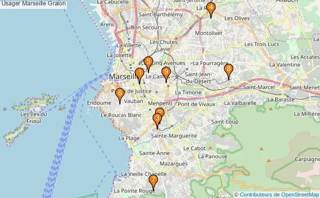 plan Usager Marseille Associations Usager Marseille : 12 associations
