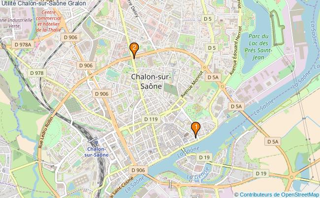 plan Utilité Chalon-sur-Saône Associations utilité Chalon-sur-Saône : 3 associations
