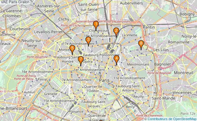 plan VAE Paris Associations VAE Paris : 14 associations