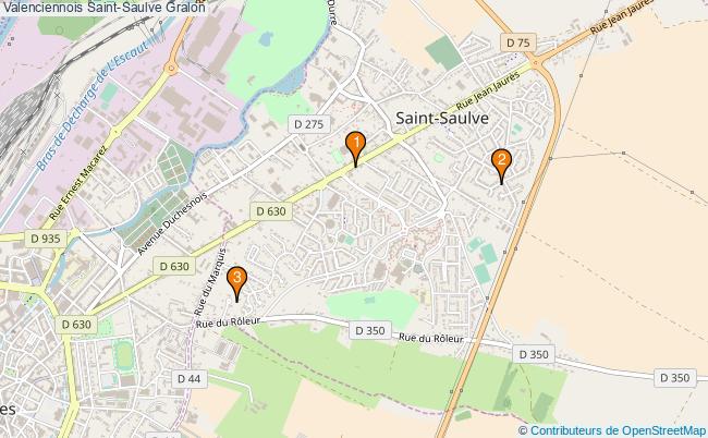 plan Valenciennois Saint-Saulve Associations Valenciennois Saint-Saulve : 4 associations