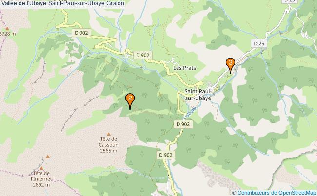 plan Vallée de l'Ubaye Saint-Paul-sur-Ubaye Associations Vallée de l'Ubaye Saint-Paul-sur-Ubaye : 3 associations