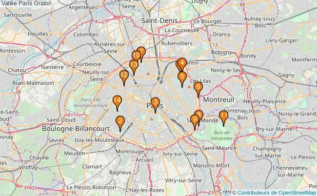 plan Vallée Paris Associations vallée Paris : 15 associations