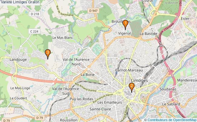 plan Variété Limoges Associations variété Limoges : 3 associations