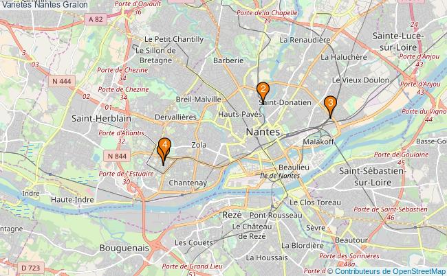 plan Variétés Nantes Associations variétés Nantes : 4 associations