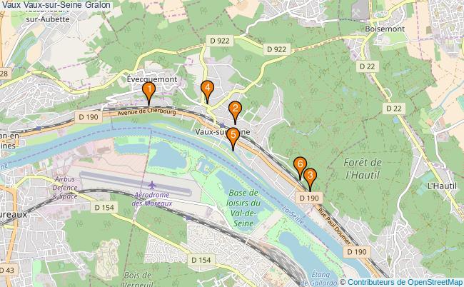 plan Vaux Vaux-sur-Seine Associations vaux Vaux-sur-Seine : 9 associations