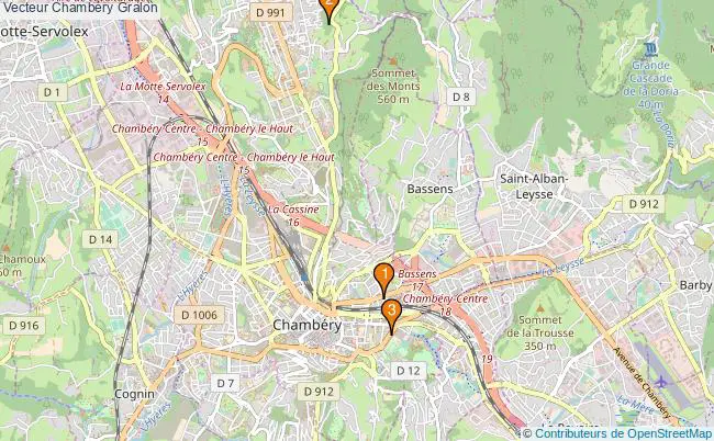 plan Vecteur Chambéry Associations vecteur Chambéry : 3 associations