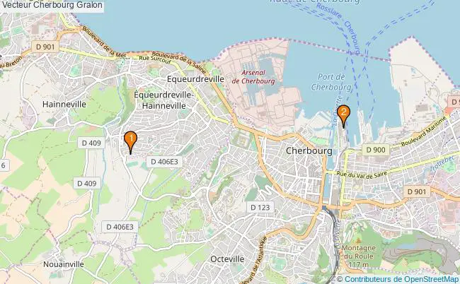 plan Vecteur Cherbourg Associations vecteur Cherbourg : 3 associations