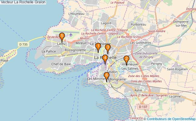 plan Vecteur La Rochelle Associations vecteur La Rochelle : 6 associations