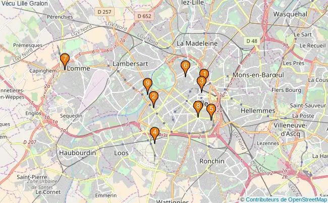 plan Vécu Lille Associations Vécu Lille : 9 associations