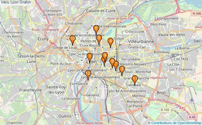 plan Vécu Lyon Associations Vécu Lyon : 10 associations