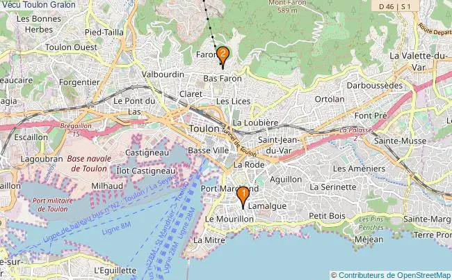 plan Vécu Toulon Associations Vécu Toulon : 3 associations