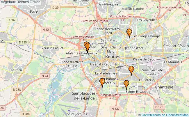 plan Végétaux Rennes Associations végétaux Rennes : 14 associations
