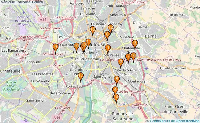 plan Véhicule Toulouse Associations véhicule Toulouse : 23 associations