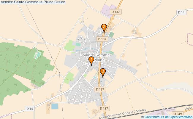 plan Vendée Sainte-Gemme-la-Plaine Associations Vendée Sainte-Gemme-la-Plaine : 3 associations