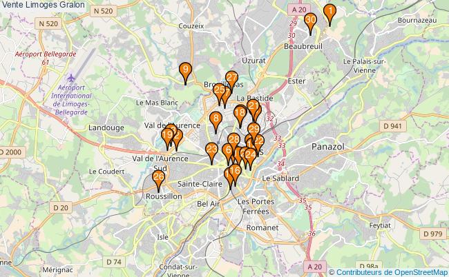 plan Vente Limoges Associations Vente Limoges : 72 associations