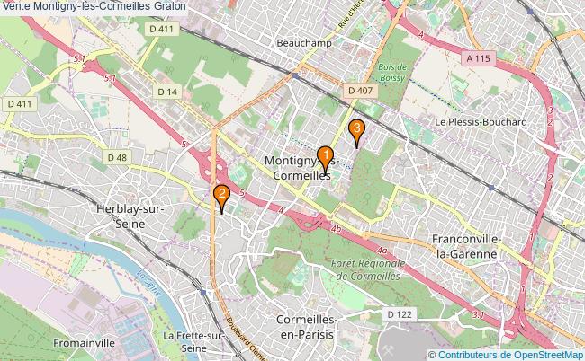 plan Vente Montigny-lès-Cormeilles Associations Vente Montigny-lès-Cormeilles : 4 associations