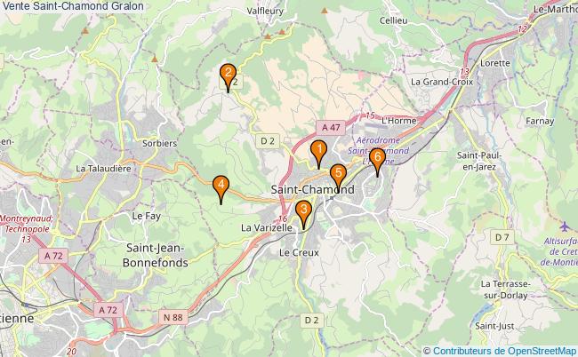 plan Vente Saint-Chamond Associations Vente Saint-Chamond : 7 associations
