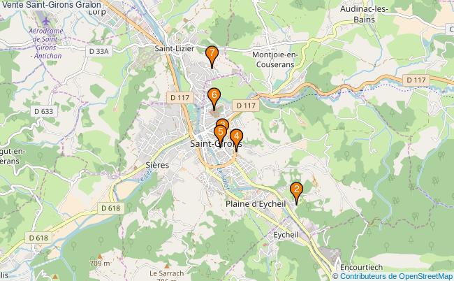plan Vente Saint-Girons Associations Vente Saint-Girons : 8 associations