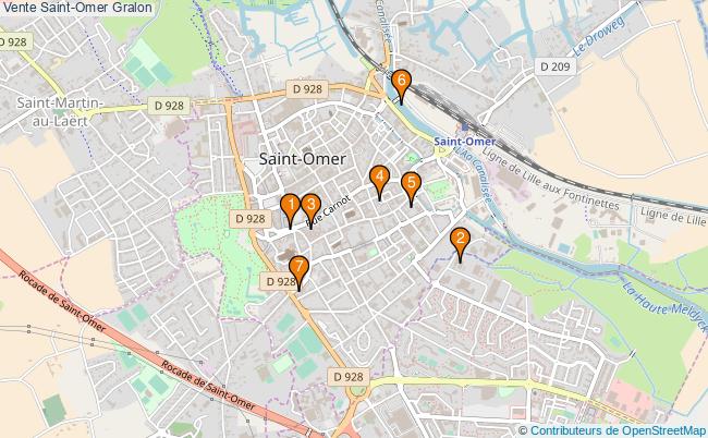 plan Vente Saint-Omer Associations Vente Saint-Omer : 8 associations