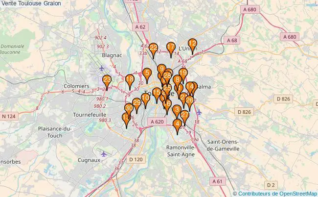 plan Vente Toulouse Associations Vente Toulouse : 251 associations