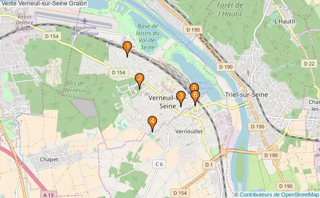 plan Vente Verneuil-sur-Seine Associations Vente Verneuil-sur-Seine : 8 associations
