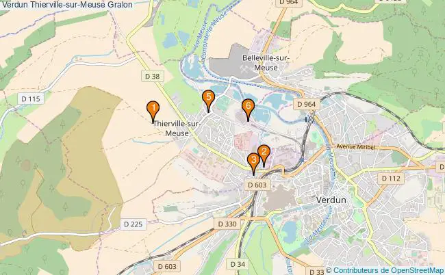 plan Verdun Thierville-sur-Meuse Associations Verdun Thierville-sur-Meuse : 6 associations