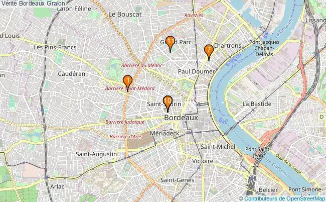 plan Vérité Bordeaux Associations Vérité Bordeaux : 14 associations