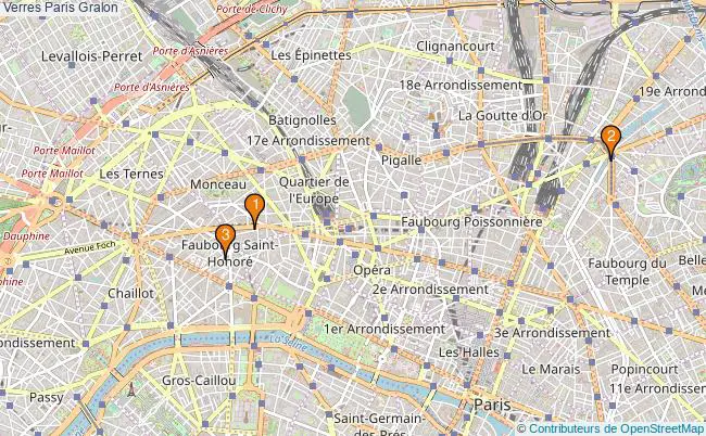 plan Verres Paris Associations Verres Paris : 3 associations