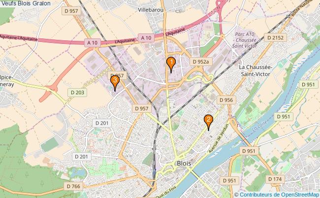 plan Veufs Blois Associations veufs Blois : 3 associations