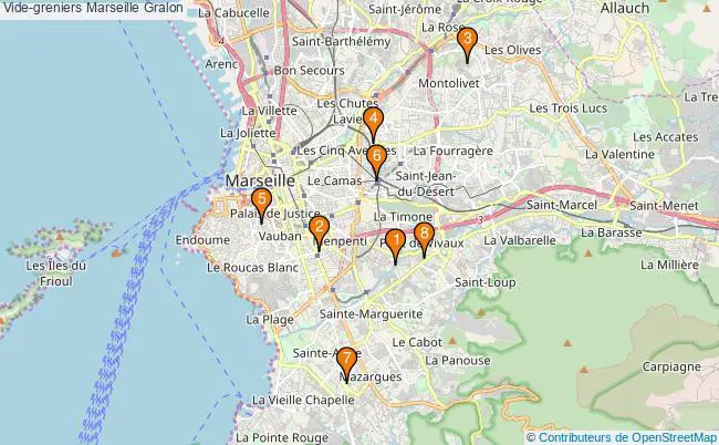 plan Vide-greniers Marseille Associations vide-greniers Marseille : 11 associations