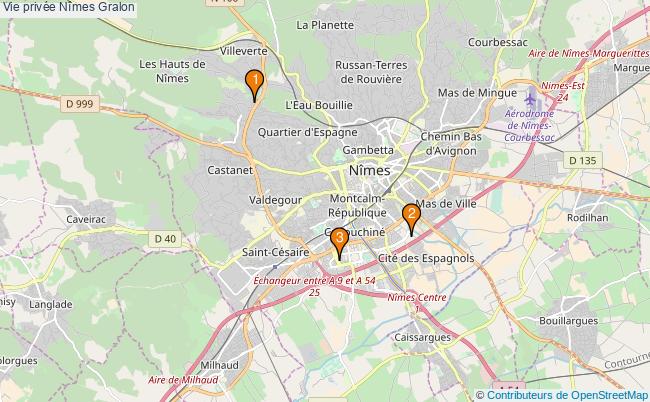 plan Vie privée Nîmes Associations vie privée Nîmes : 3 associations