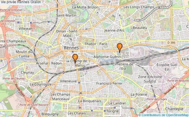 plan Vie privée Rennes Associations vie privée Rennes : 5 associations