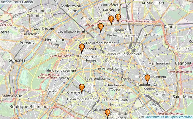 plan Vienne Paris Associations vienne Paris : 18 associations