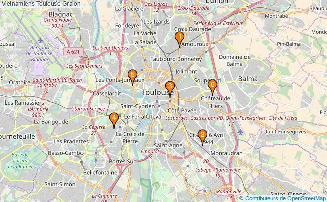 plan Vietnamiens Toulouse Associations vietnamiens Toulouse : 6 associations