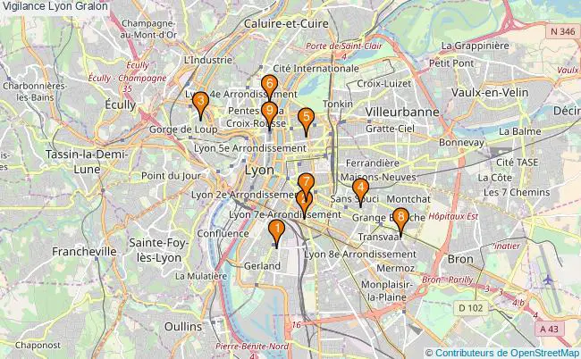 plan Vigilance Lyon Associations Vigilance Lyon : 10 associations