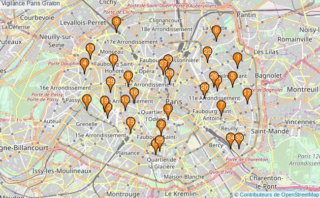 plan Vigilance Paris Associations Vigilance Paris : 31 associations