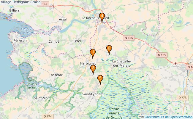 plan Village Herbignac Associations village Herbignac : 6 associations