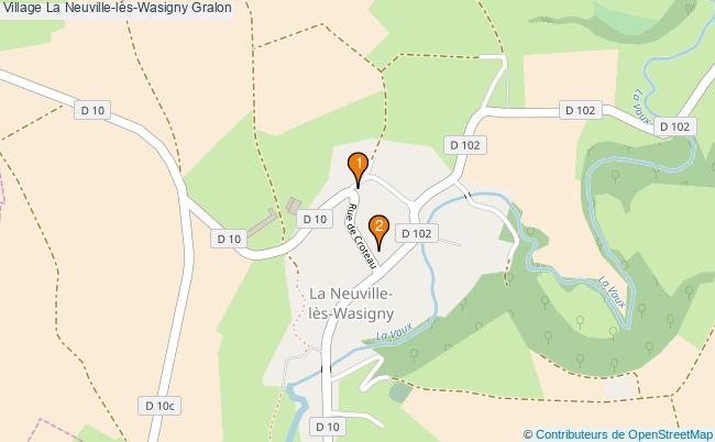 plan Village La Neuville-lès-Wasigny Associations village La Neuville-lès-Wasigny : 2 associations