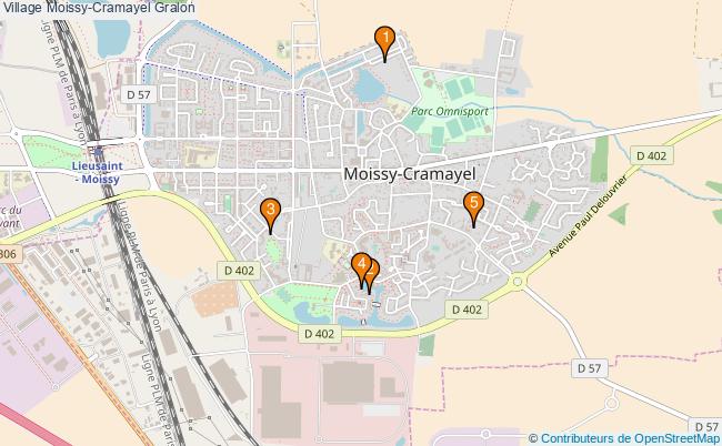 plan Village Moissy-Cramayel Associations village Moissy-Cramayel : 6 associations