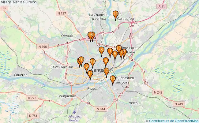 plan Village Nantes Associations village Nantes : 24 associations
